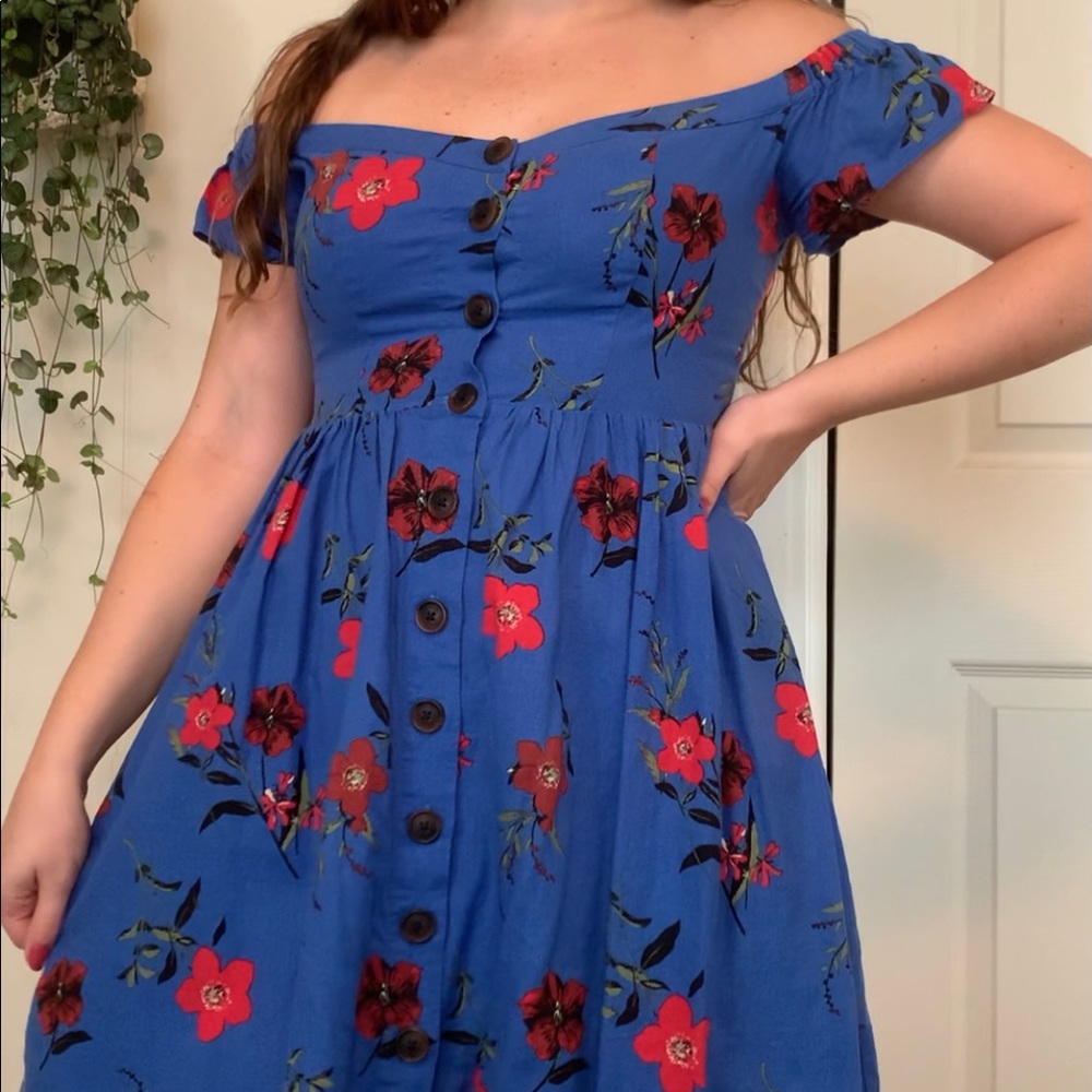Urban Outfitters off the shoulder dress